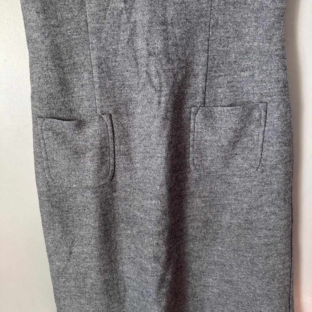 Banana republic grey wool sheath dress - Picture 2 of 6
